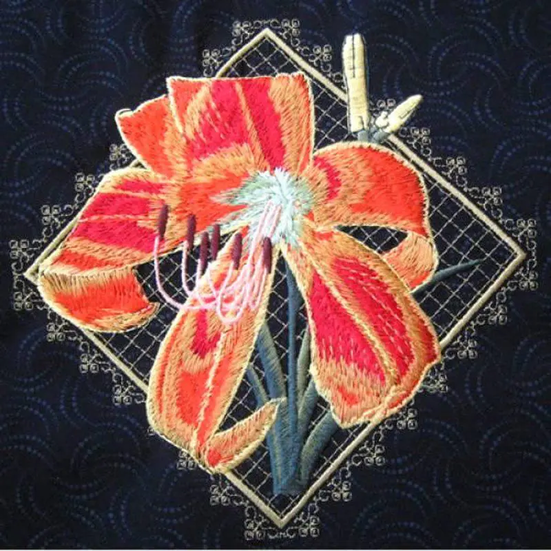 Lilies and Lace Quilt - Image 9