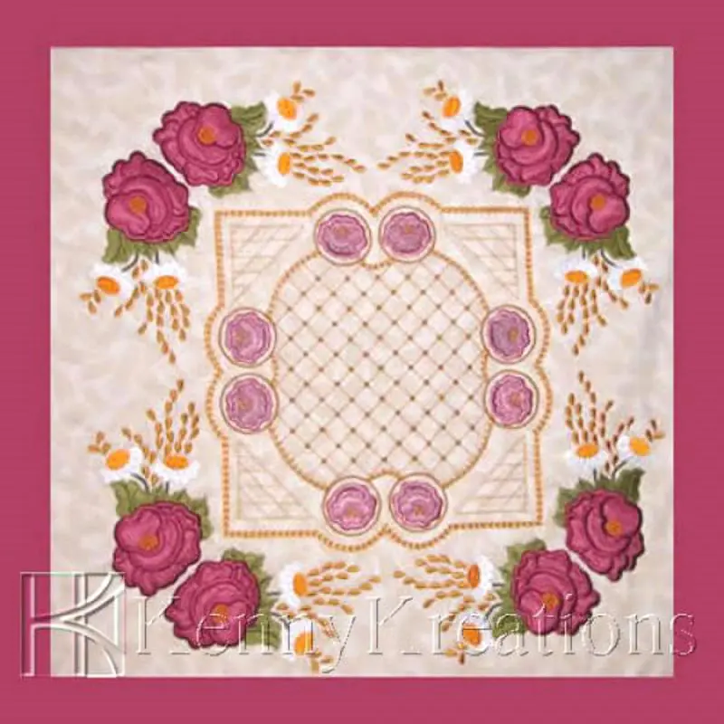 Antique Rose Quilt - Image 10