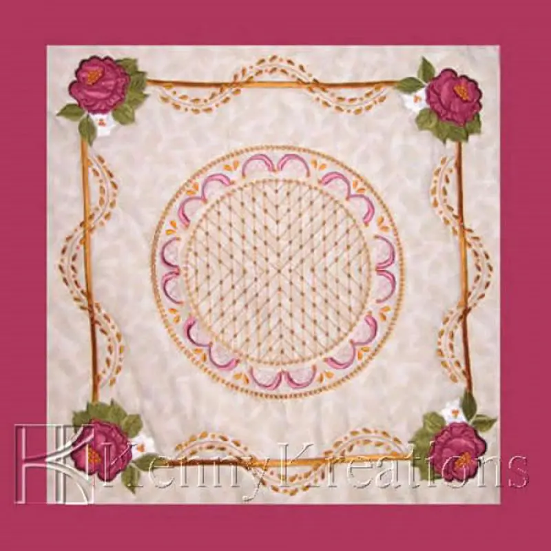 Antique Rose Quilt - Image 12