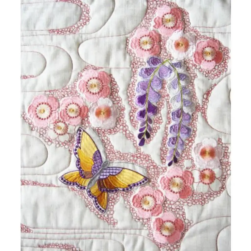 Cherry Blossom Wall Quilt - Image 5