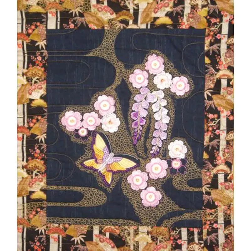 Cherry Blossom Wall Quilt - Image 7