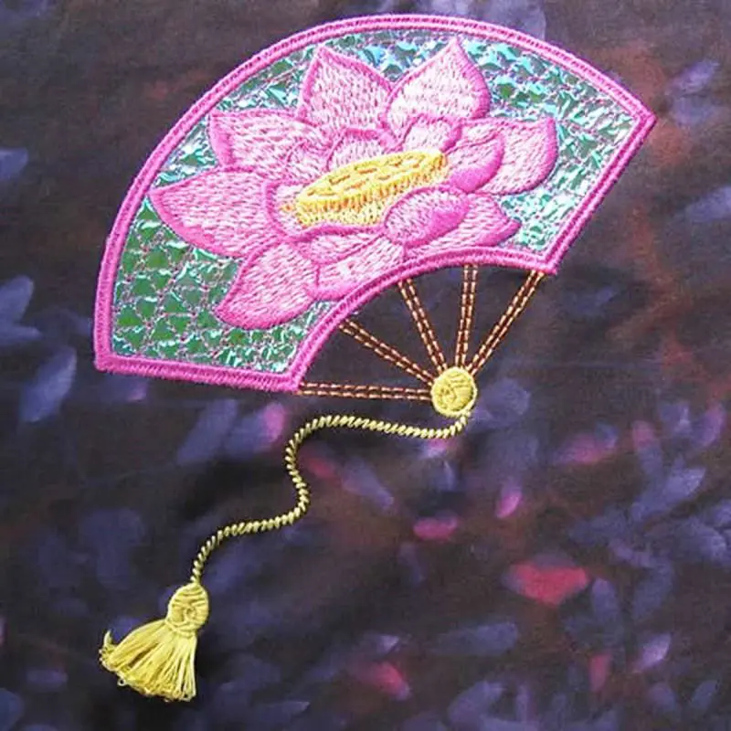 Mylar Lotus Blossom Fan