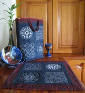 Sashiko Tote and Mat