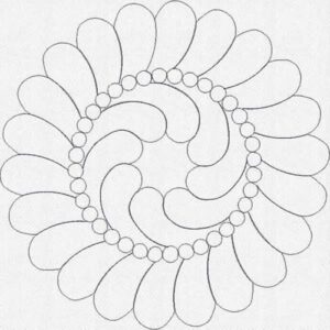 Feather and Pearl Wreath